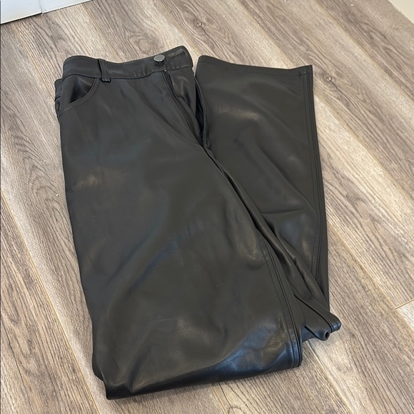 Dynamite Black Faux Leather Pants - Picture 8 of 8